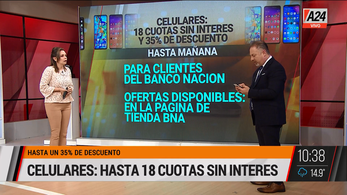 Recambio celulares: cómo aprovechar las 18 cuotas y el 35%. (Captura de Tv)