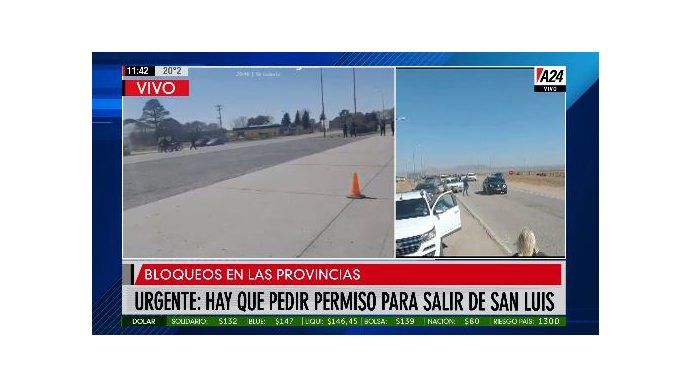 San Luis bloqueó sus fronteras con Córdoba y pide un permiso de egreso