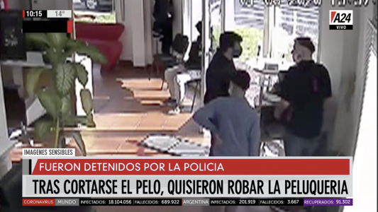 En Olivos, un chico de 11 años fue a cortarse el pelo con su papá y resultaron ser ladrones