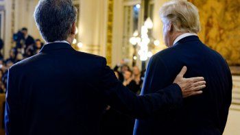 Con gestos de “amistad”, Trump ratificó su apoyo a Macri y hablaron de avanzar en comercio bilateral