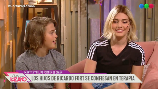 Martita y Felipe recordaron a Ricardo Fort: Crecer sin un papá es más complicado