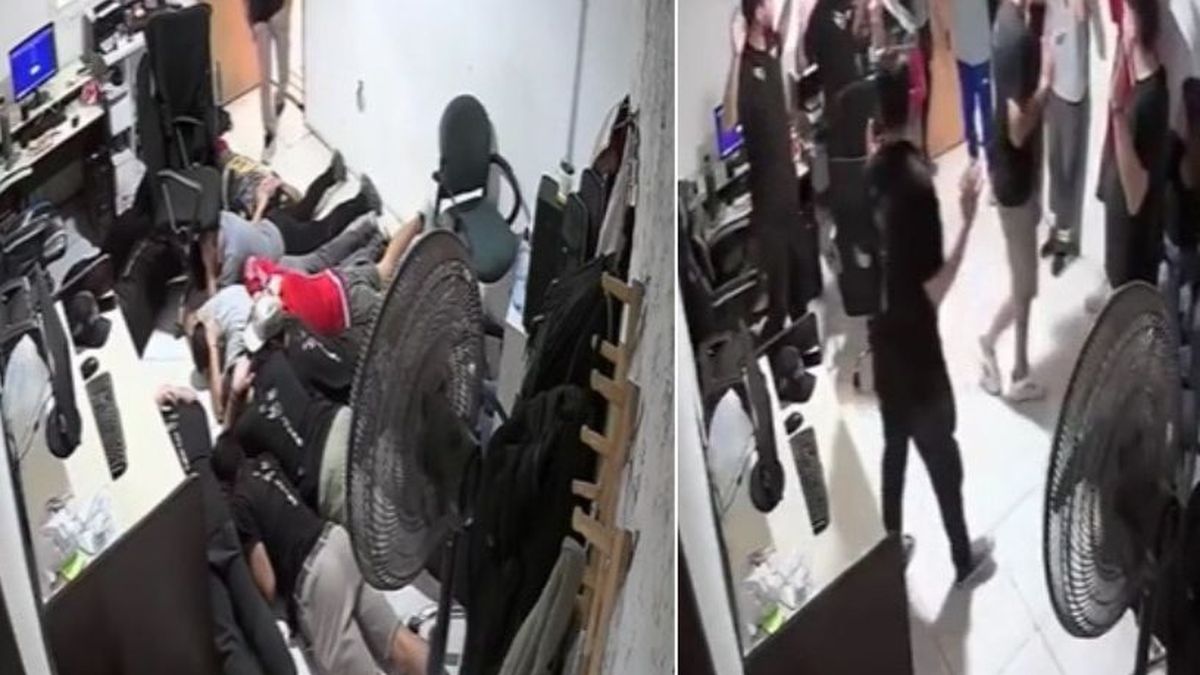 Golpe comando en Lanús. (Foto: captura de video)