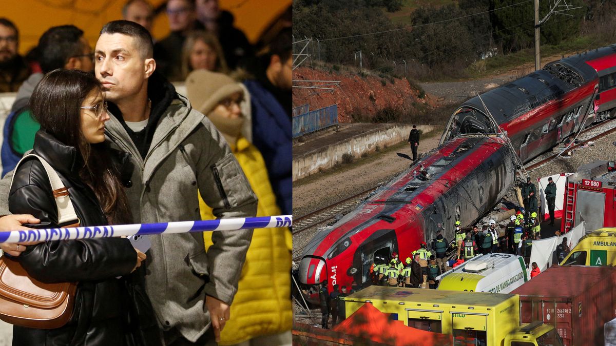 El descarrilamiento y choque de trenes en España. (Foto: A24.com)