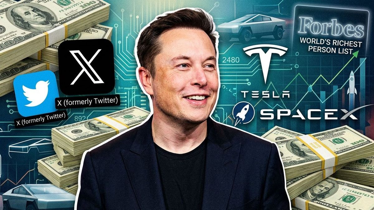 Elon Musk, el hombre más rico del mundo y cada vez con una fortuna mayor. (Foto: Gentileza ISI)