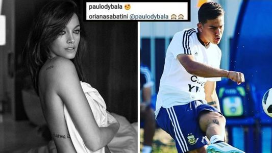 El blanqueo de Oriana Sabatini y Paulo Dybala en las redes