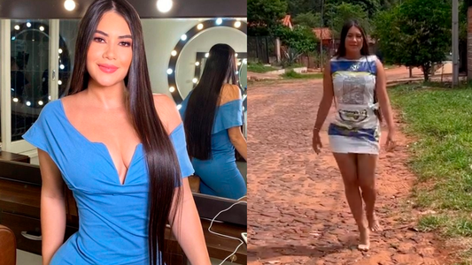 Laurys Dyva se hizo un vestido con bolsa de harina