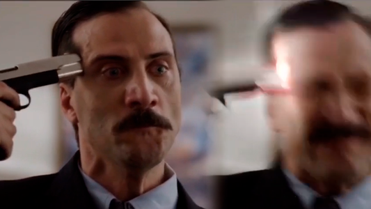 Impactante escena de Luciano Cáceres en ATAV: Se pegó un disparo en la sien