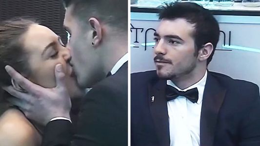 Luifa le comió la boca a Yasmila delante de Patricio