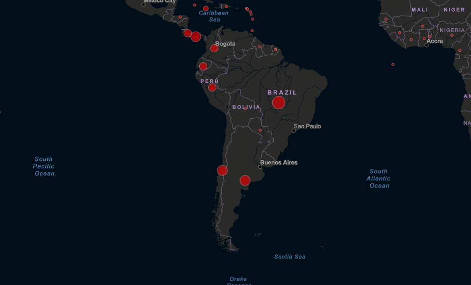 Con las confirmaciones de Uruguay, Venezuela y Surinam, ya toda Sudamérica reportó casos de coronavirus