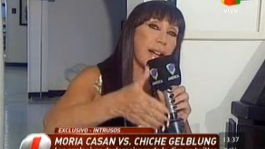 Intrusos: Moria Casán vs. Chiche Gelblung