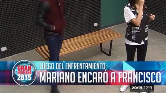 Gran Hermano 2015: Un nuevo round en la pelea entre Mariano y Francisco