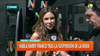 Barby Franco: Ahora no me quiero casar yo con Burlando