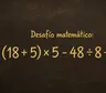 Desafío Matemático: probá resolver esta cuenta antes de responder