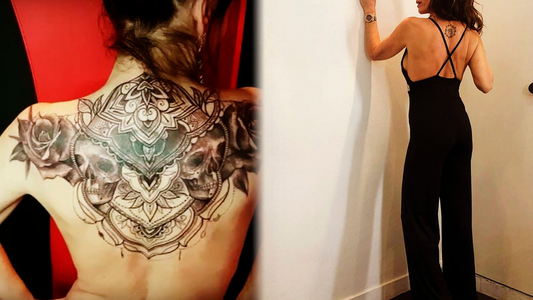 Qué actriz se hizo este sensual tatuaje en su espalda