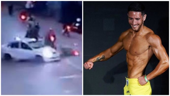 Me gatillaron en la cara: el dramático testimonio del joven chocado por una caravana de motos
