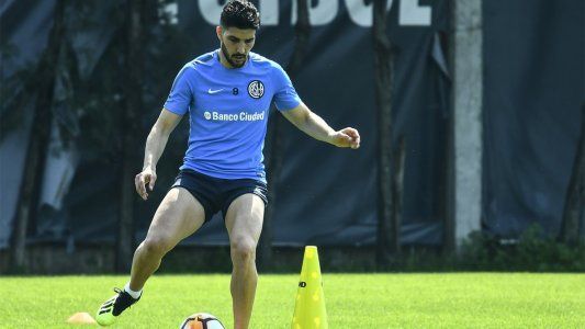 Buena noticia para San Lorenzo: Nicolás Blandi volvió a entrenar a la par del grupo