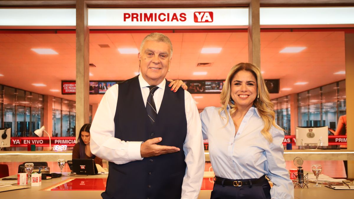 Las fotos del debut de Marina Calabró y Luis Ventura con Primicias Ya en América TV