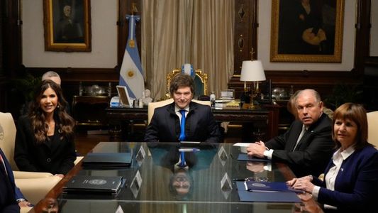 Javier Milei recibió en la Casa Rosada a una funcionaria clave de Donald Trump