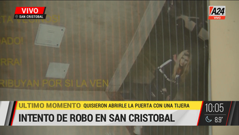 San Cristóbal: ola de robo de bronce y hasta usaron una tijera. (Captura de Tv) San Cristóbal: ola de robo de bronce y hasta usaron una tijera. (Captura de Tv)