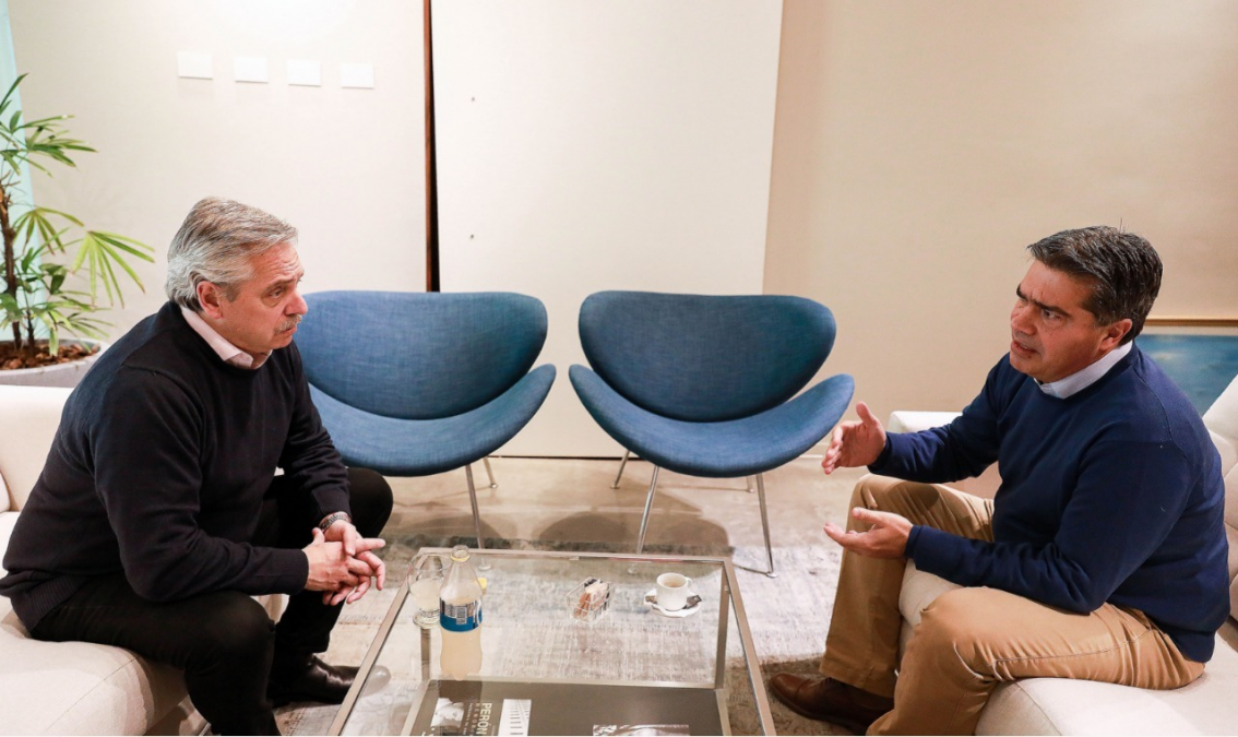 Alberto se reunió con Capitanich para ordenar la interna de Chaco