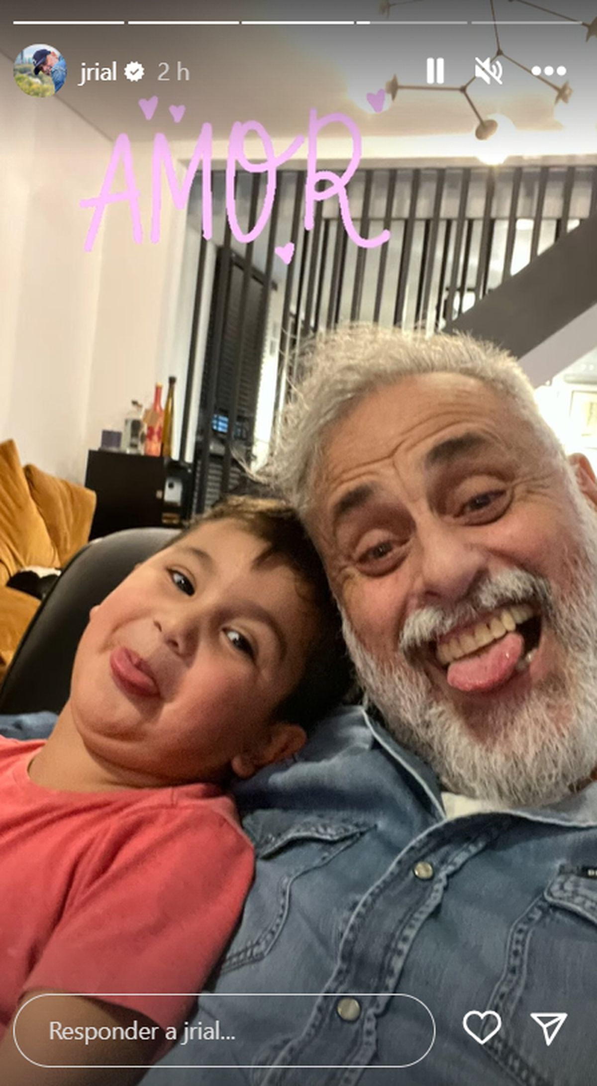 Las fotos del reencuentro de Jorge Rial con su nieto Francesco, después de  tres meses sin verlo