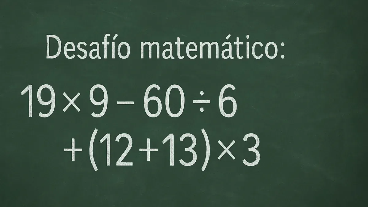 La regla esencial para resolver este desafío matemático es conocido como PEMDAS (por sus siglas en inglés) o jerarquía de operaciones.