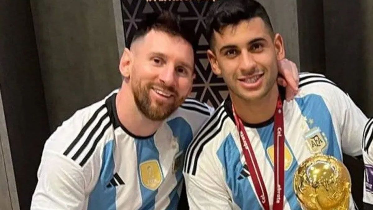 Lionel Messi y Cuti Romero