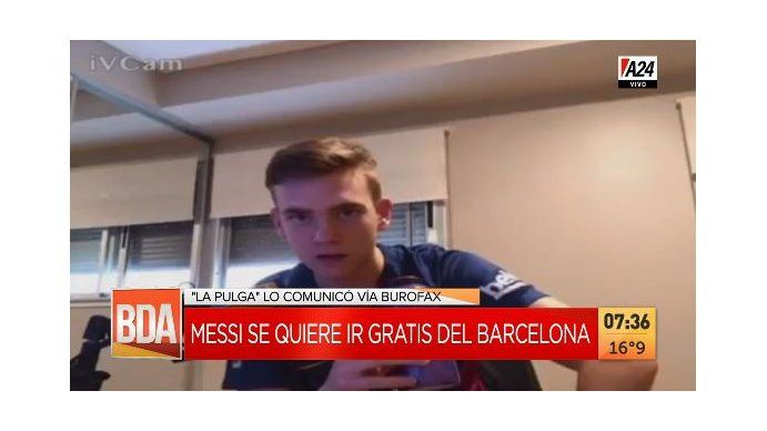 Viral: la bronca de un fanático del Barcelona contra Messi
