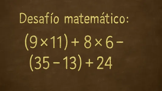 Desafío matemático: muy pocos lo resuelven antes de los 10 segundos