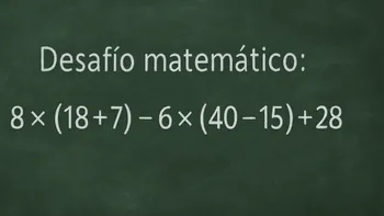 La regla esencial para resolver este desafío matemático es conocido como PEMDAS (por sus siglas en inglés) o jerarquía de operaciones.