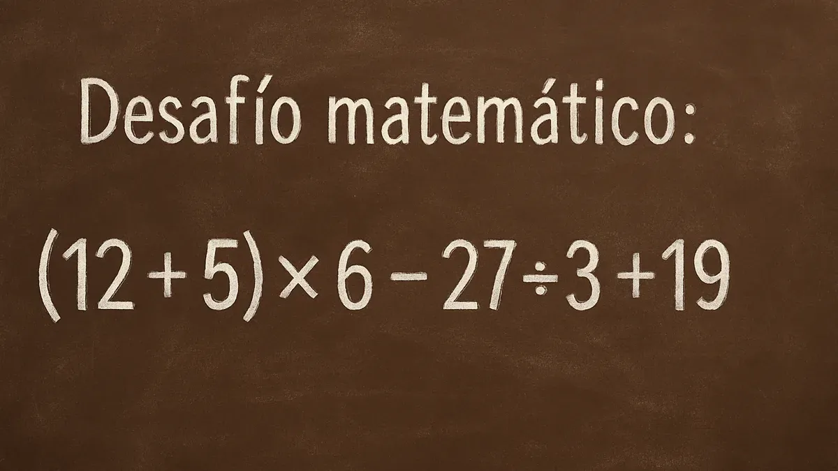 La regla esencial para resolver este desafío matemático es conocido como PEMDAS (por sus siglas en inglés) o jerarquía de operaciones.