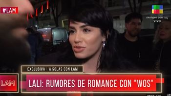 Lali Espósito enfrentó los rumores de romance con Wos