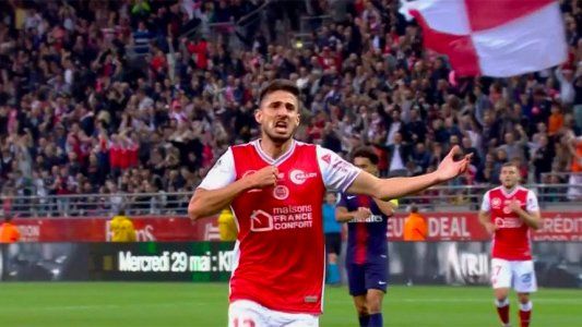 En el cierre de la Ligue 1, Reims le ganó 3-1 a PSG con un gol del argentino Chavarría