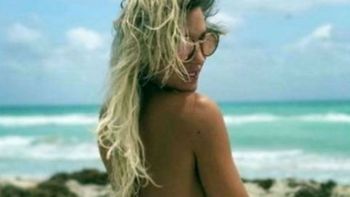 Esta es la foto del topless que Instagram le censuró a Noelia Marzol