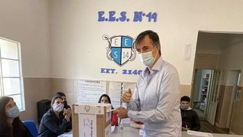 Votó Esteban Bullrich y dio un mensaje esperanzador sobre su enfermedad ELA