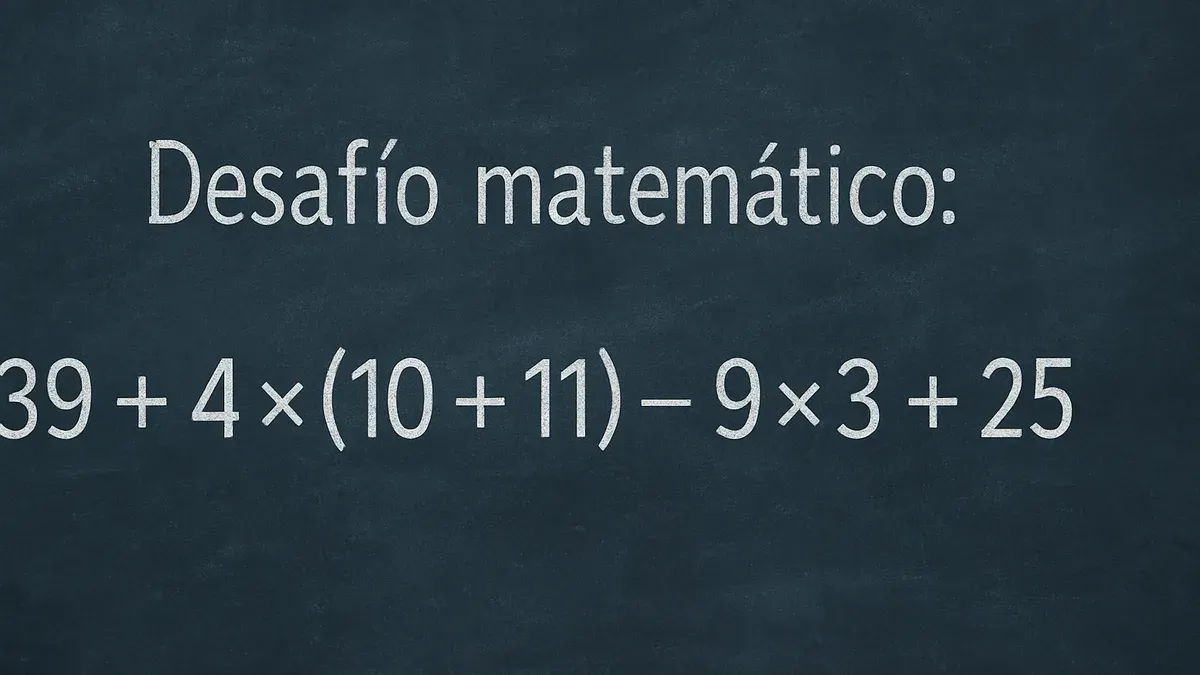 La regla esencial para resolver este desafío matemático es conocido como PEMDAS (por sus siglas en inglés) o jerarquía de operaciones.