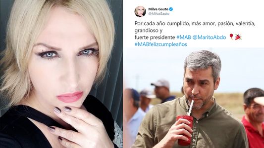 Siguen los cuestionamientos a Milva Gauto por su rol de influencer de Mario Abdo