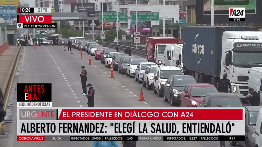 Alberto Fernández a A24: Voy a seguir secuestrando autos hasta que lo entiendan