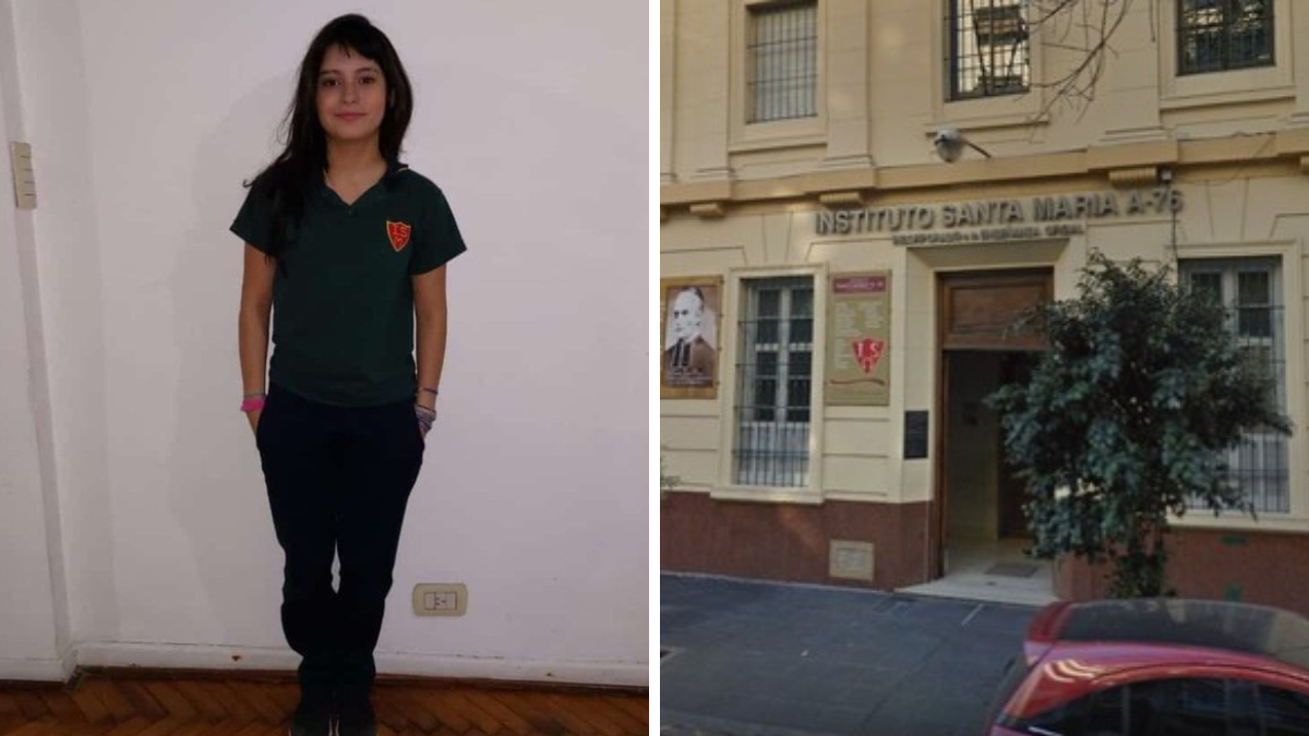 La madre de la alumna desaparecida en Caballito pidió que por cualquier información sobre su hija se comuniquen al 112-177-6703. (Foto: Familia Colucci/Instituto Santa María).