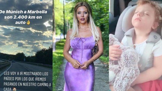 Evangelina Anderson emprendió un tremendo viaje con su familia, desde Múnich hasta Marbella