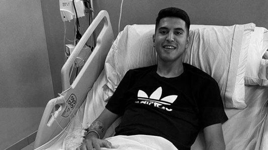 Palacios recibió el alta de internación tras la fractura y seguirá la recuperación en su domicilio