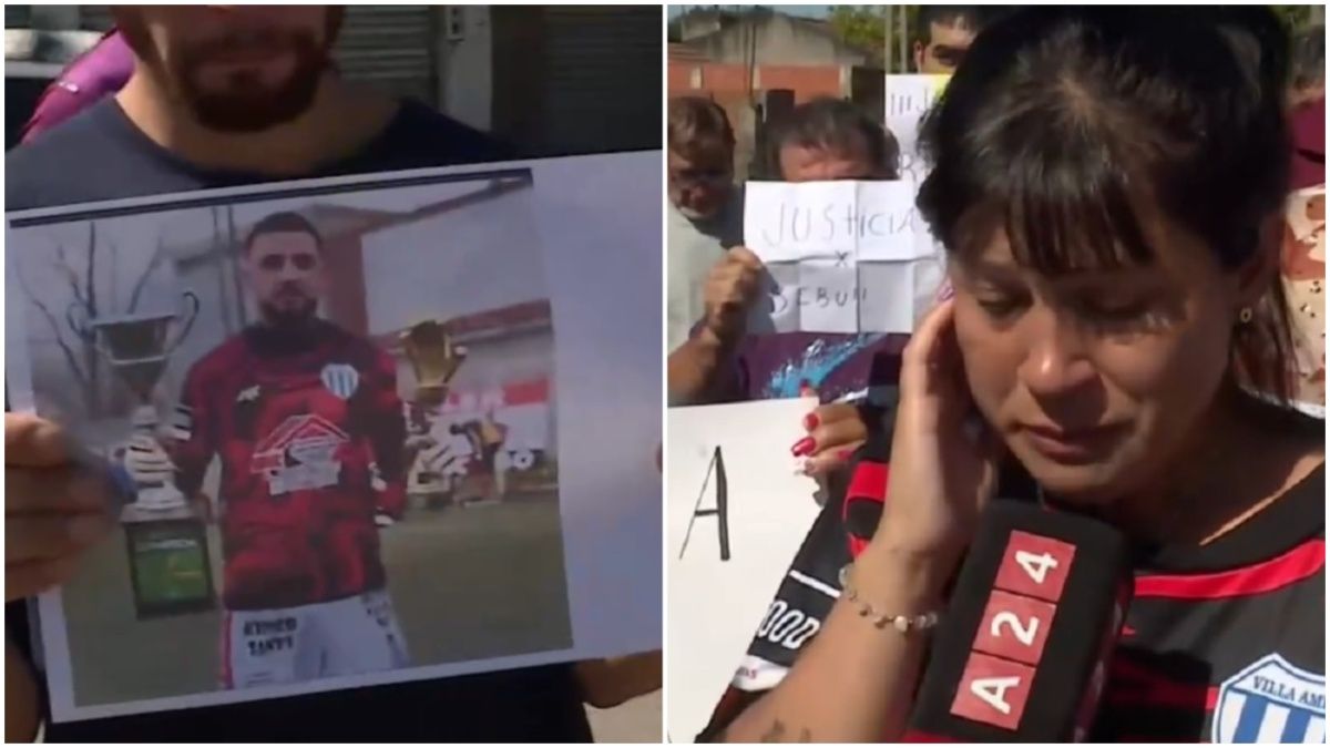 Los familiares de la víctima reclaman justicia. Foto: captura de Tv.&nbsp;