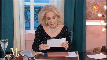 Mirtha Legrand se quebró al despedir a Miguel Villar, histórico asistente de América TV
