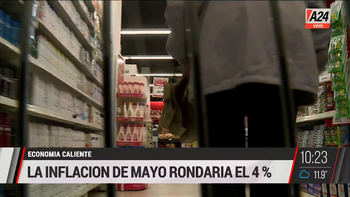 Para privados, la inflación de mayo rondaría el 4%