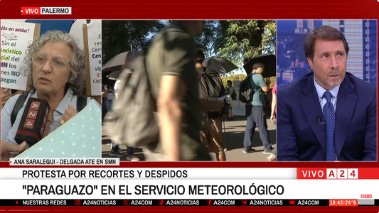 El cruce de Eduardo Feinmann con una trabajadora del Servicio Meteorológico: No pegan una