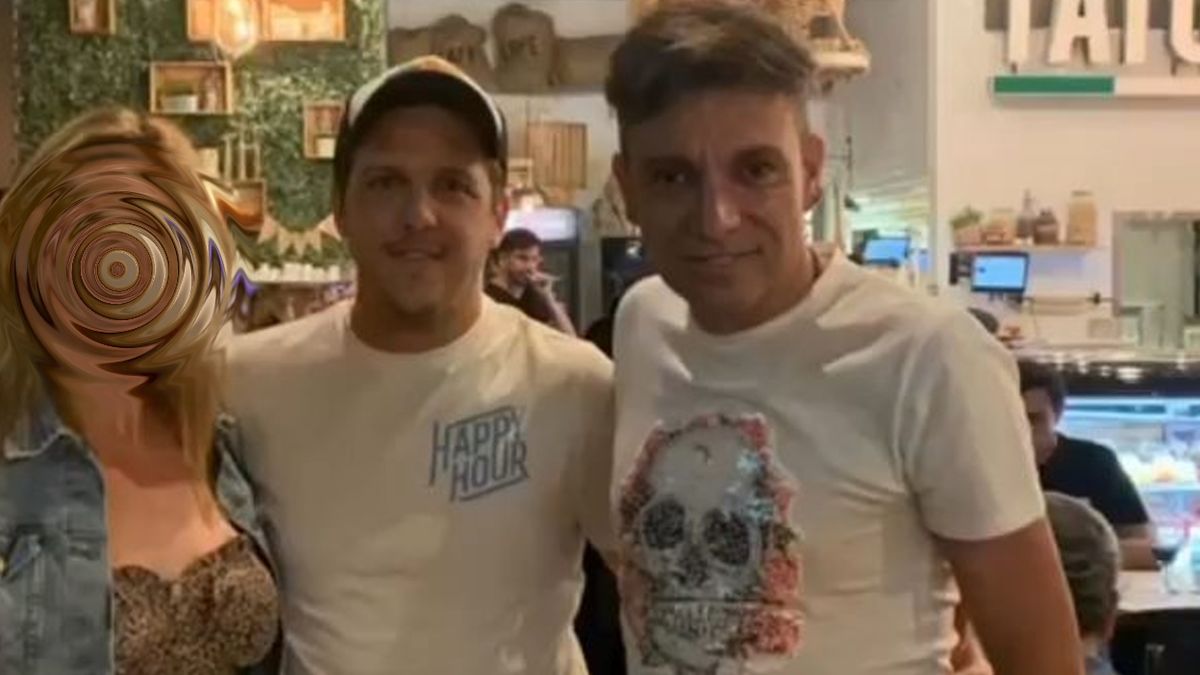 Martín Bossi y Alina Moine