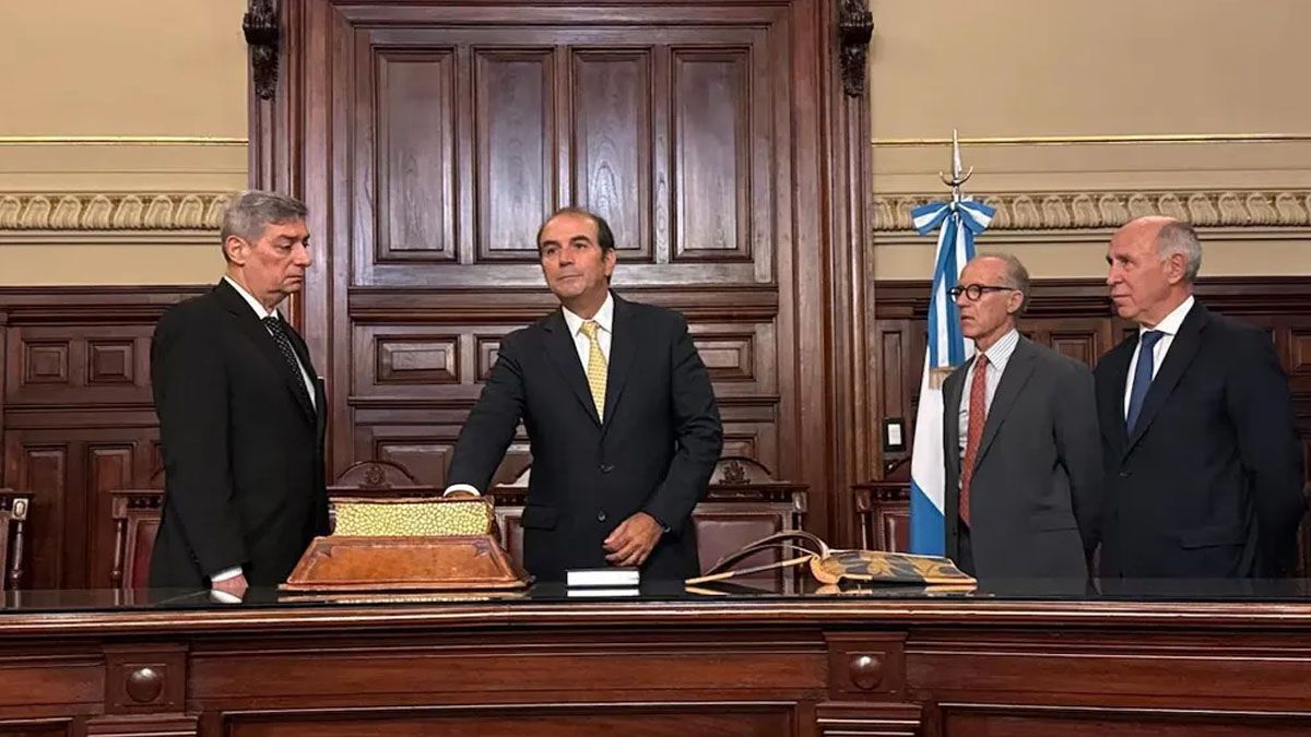 Manuel García Mansilla estuvo solo 39 días como ministro en comisión en la Corte Suprema de Justicia. (Foto: Gentileza Los Andes)