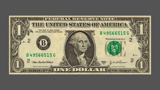 Pagan 220 mil dólares al DICHOSO propietario de este billete de 1 dólar