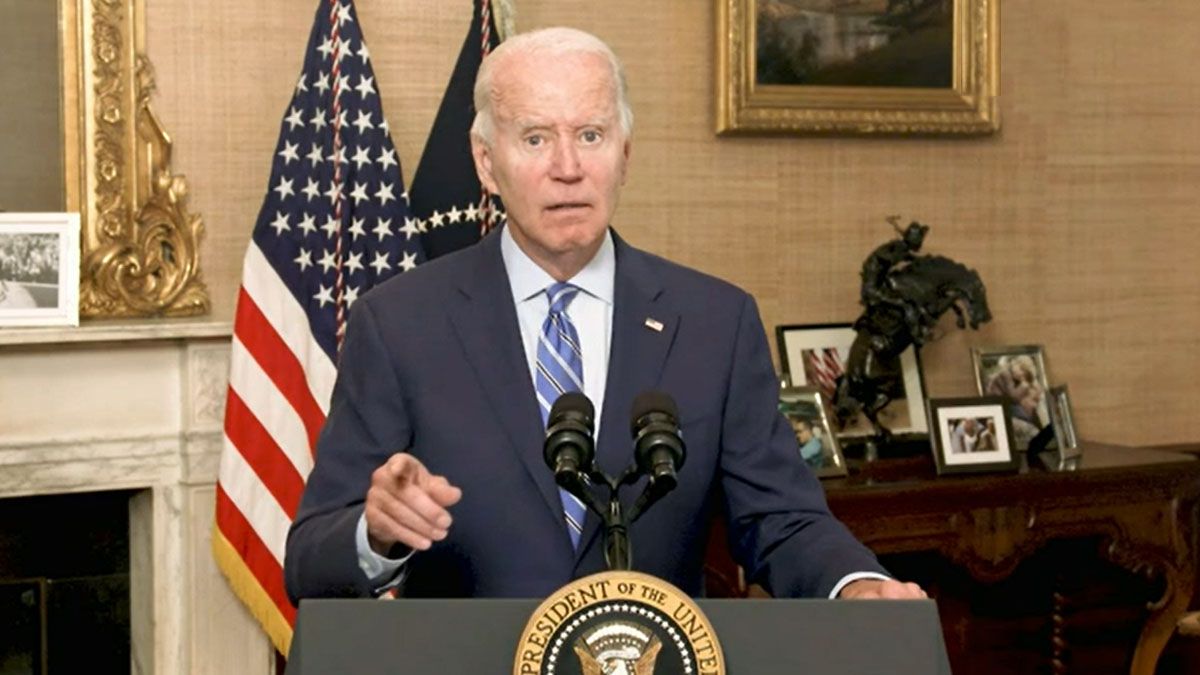 Biden volvió a dar positivo de coronavirus a pesar de no tener síntomas (Foto: AP)