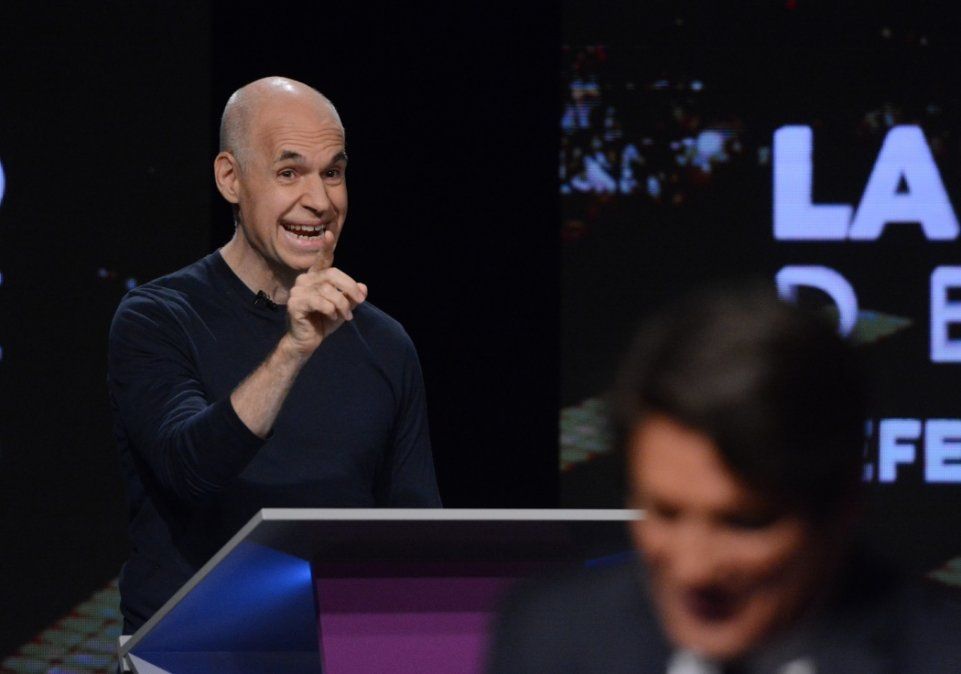 Un debate gris armado a medida de Horacio Rodríguez Larreta
